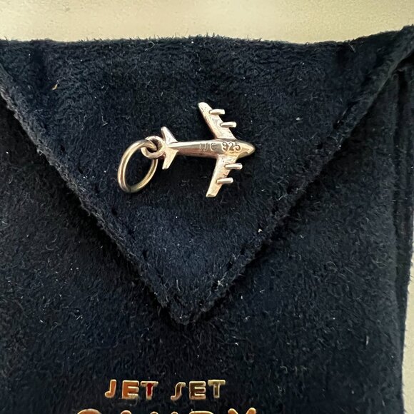 Mini Airplane Necklace Silver 925 by Jet Set Candy - Picture 7 of 7